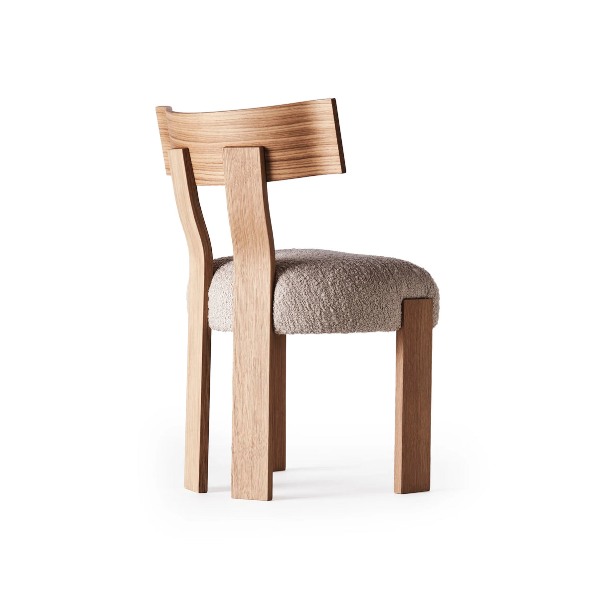 Alba Dining Chair - Oak/Fabric (Marlon Sand A31)-7