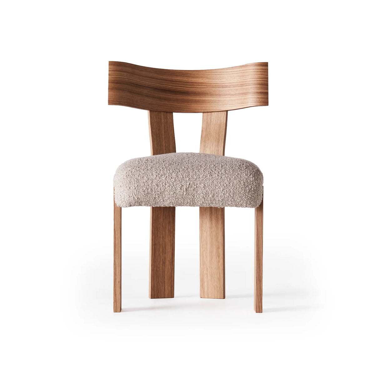 Alba Dining Chair - Oak/Fabric (Marlon Sand A31)-3