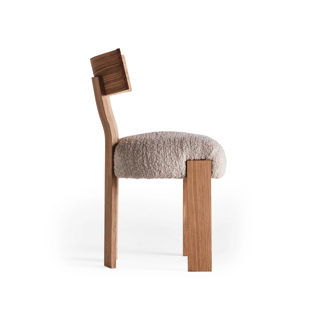 Alba Dining Chair - Oak/Fabric (Marlon Sand A31)-9