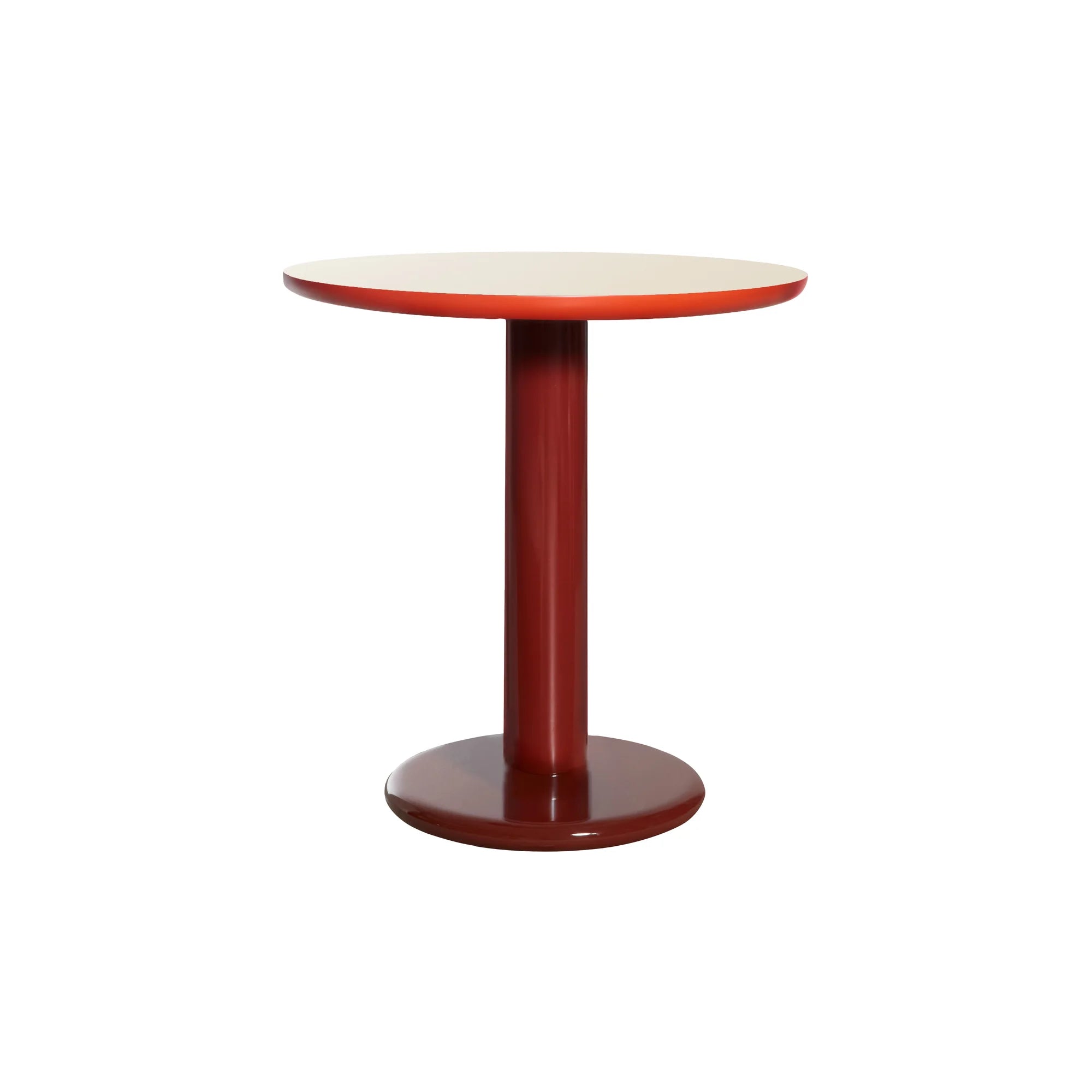 Eclipso 70 Bistro Dining Table - Multicolour Oxide Red-1