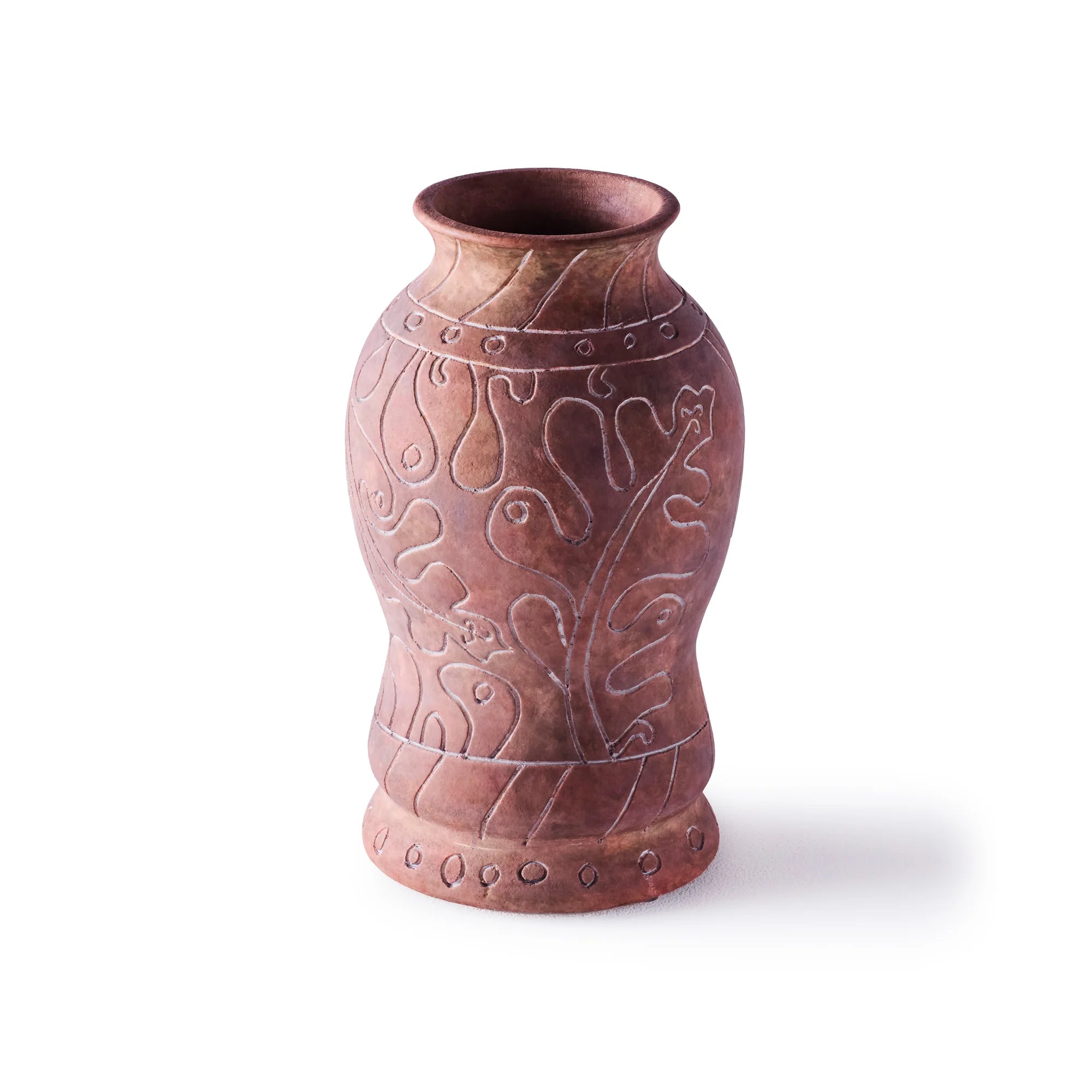 Frida Tall Vase - Brown-3
