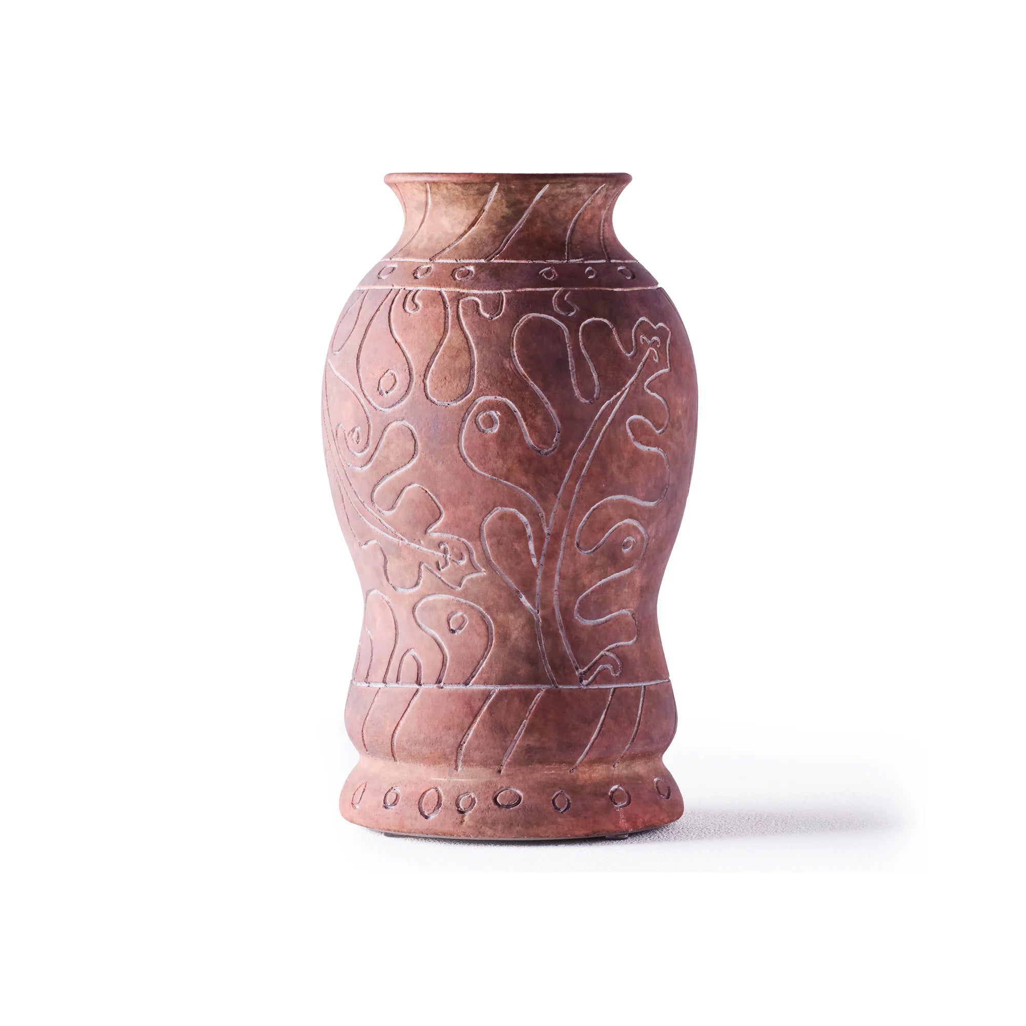Frida Tall Vase - Brown-1