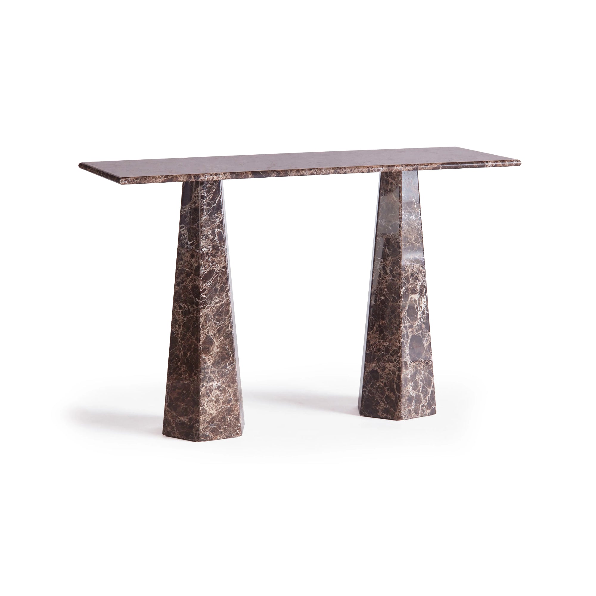 Hexagon Console - Dark Emperador-1