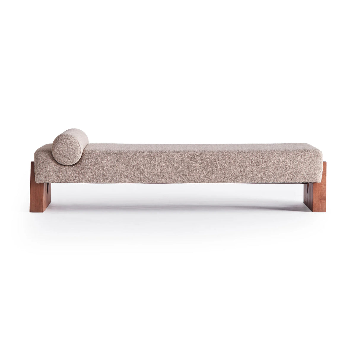 V 190 Daybed - Dark Stained Beech/Fabric (Barnum Sand 02)