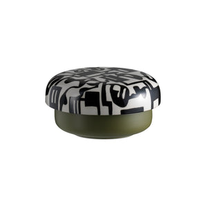 Dedale Container - Glossy White/Glossy Black/Matte Moss Green