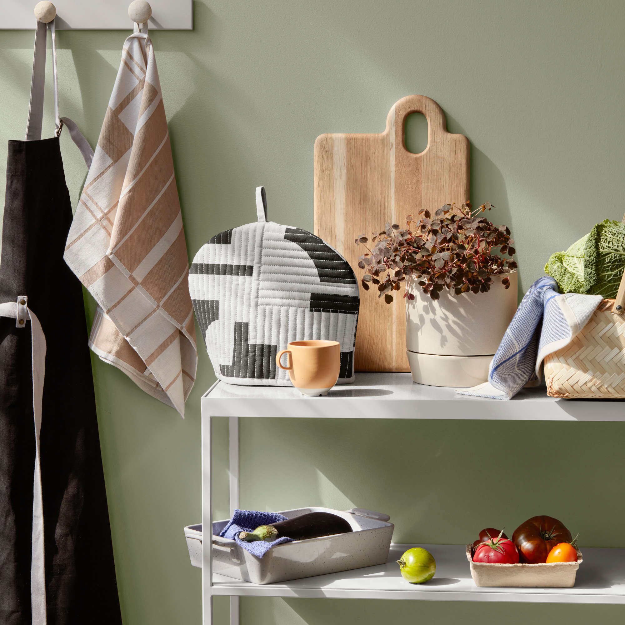 Denise Flowerpot With Saucer - Large/Dove Grey-2