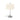 Diana Table Lamp - Satin Nickel/White Linen/Translucent White Parchment