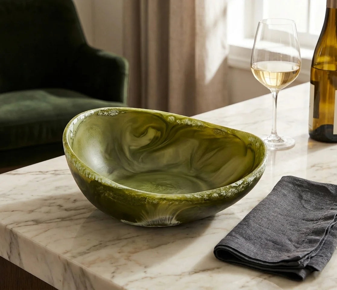 Dessert Flow Bowl - Malachite