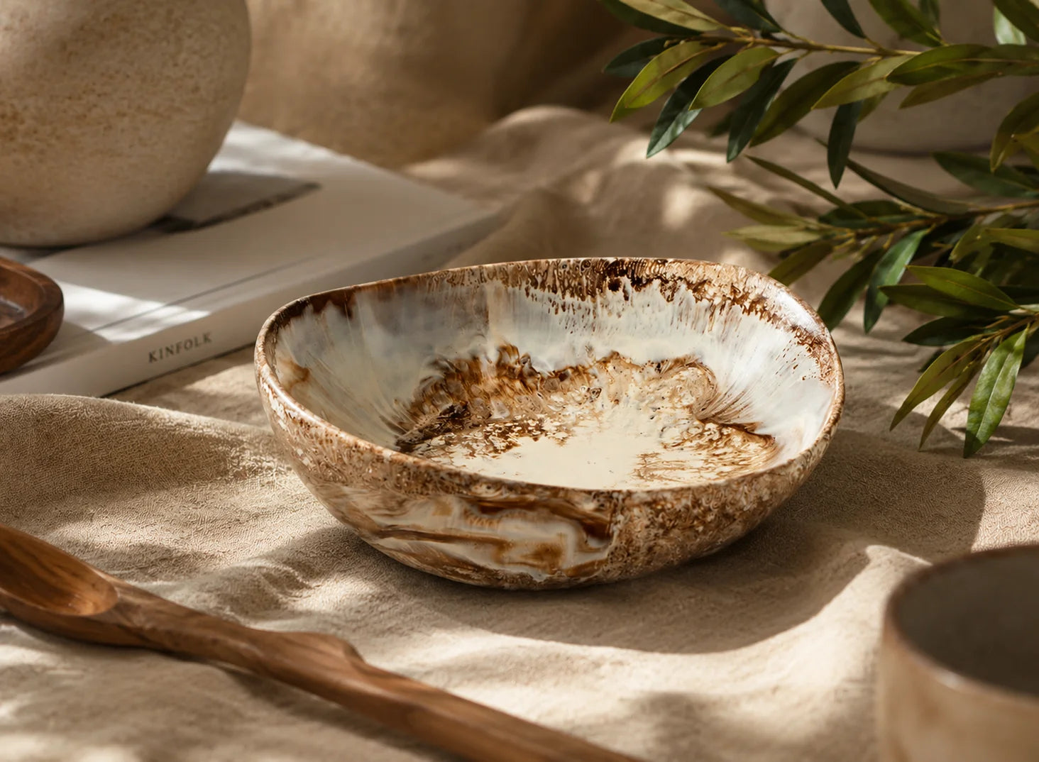 Flow Bowl - Large/Cappuccino