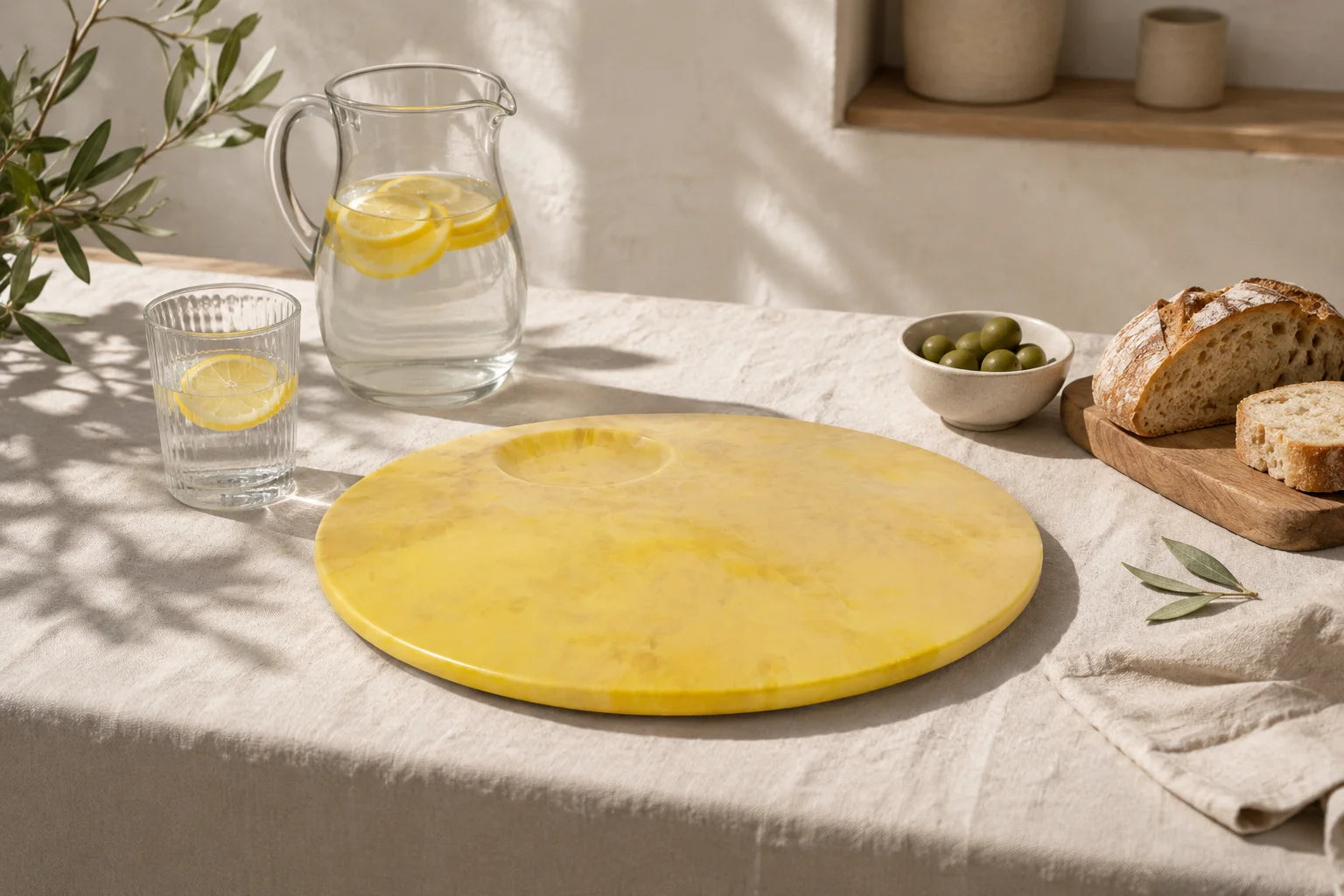 Moon Cheese Platter - Large/Honey Comb