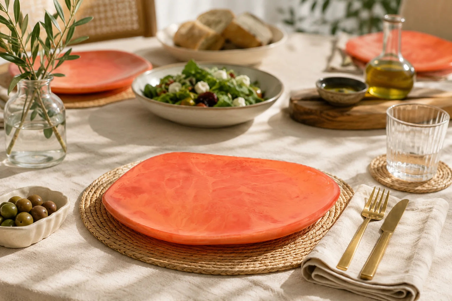 Pebble Dinner Plate - Lychee