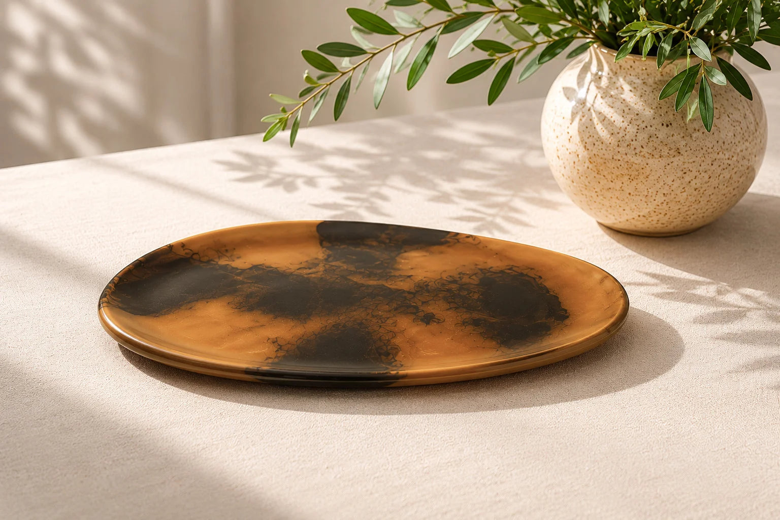 Pebble Platter - Tortoise