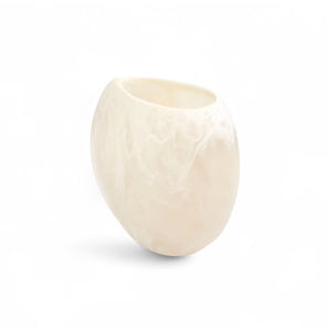 Rock Vase - Large/Swirl Chalk