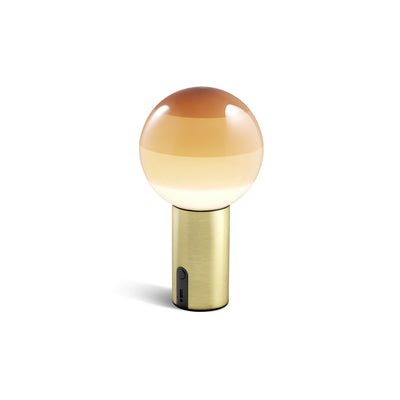 Dipping Light Portable Table Lamp - Brushed Brass/Cream