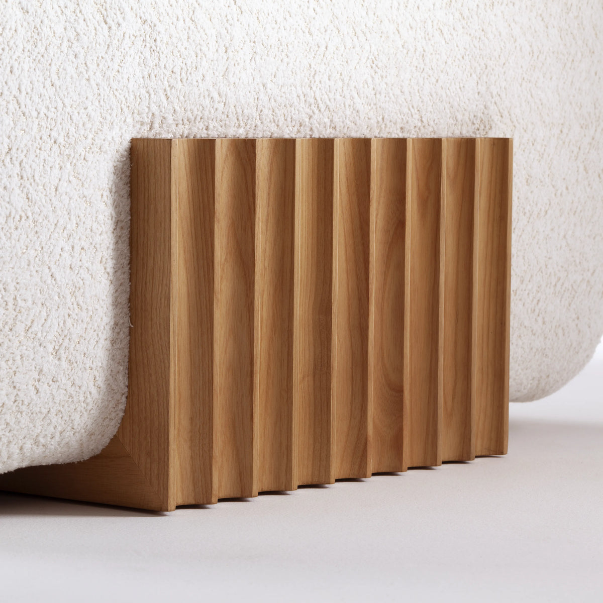 Carmel Wood Feet Composition 1 Sofa - Camel Oak/Fabric (Wild Things 03)-6