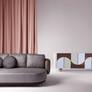 Single Man 240 Sofa - Fabric (Curio Monochrome)