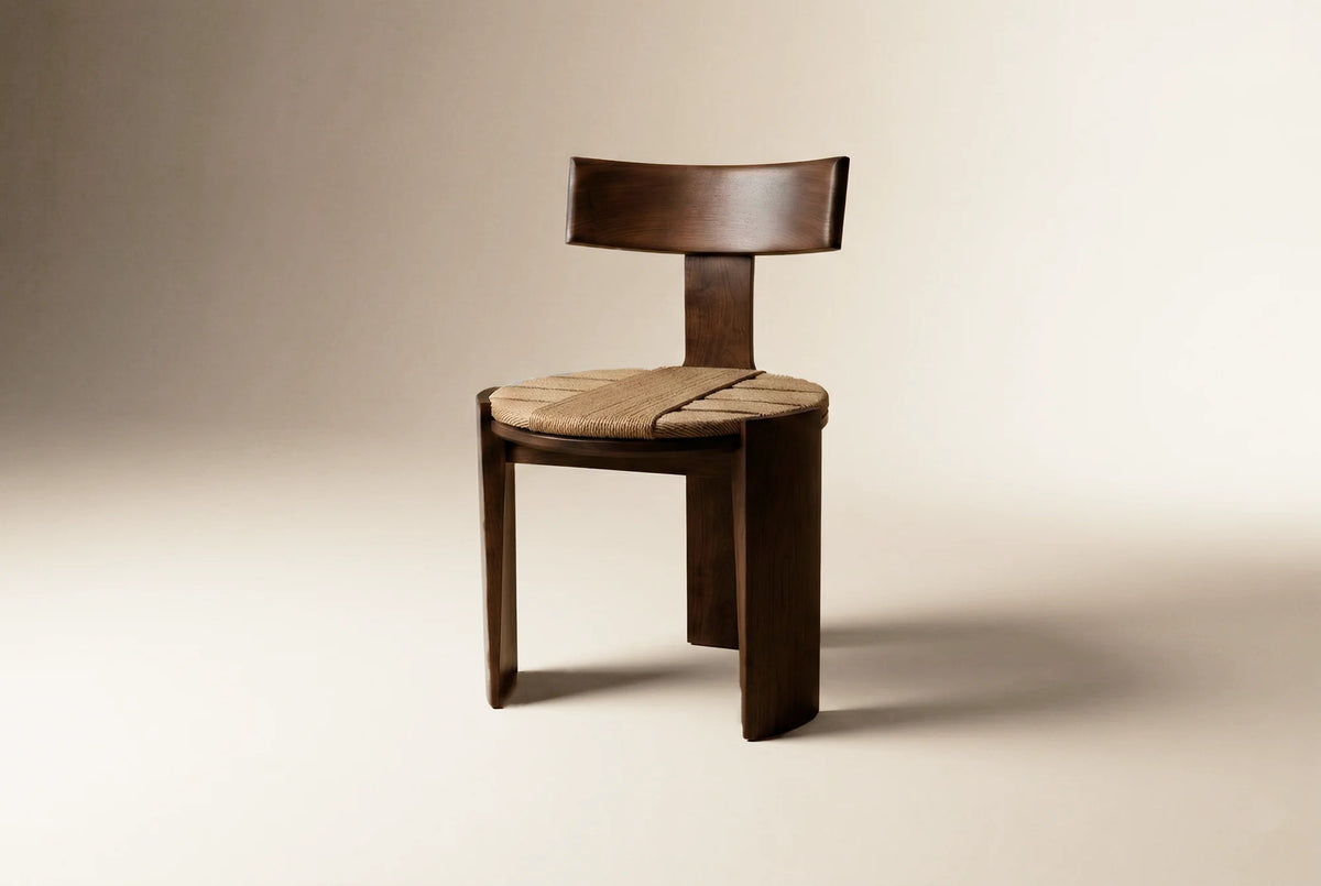 Nest 53 Dining Chair - Walnut/Rope-5