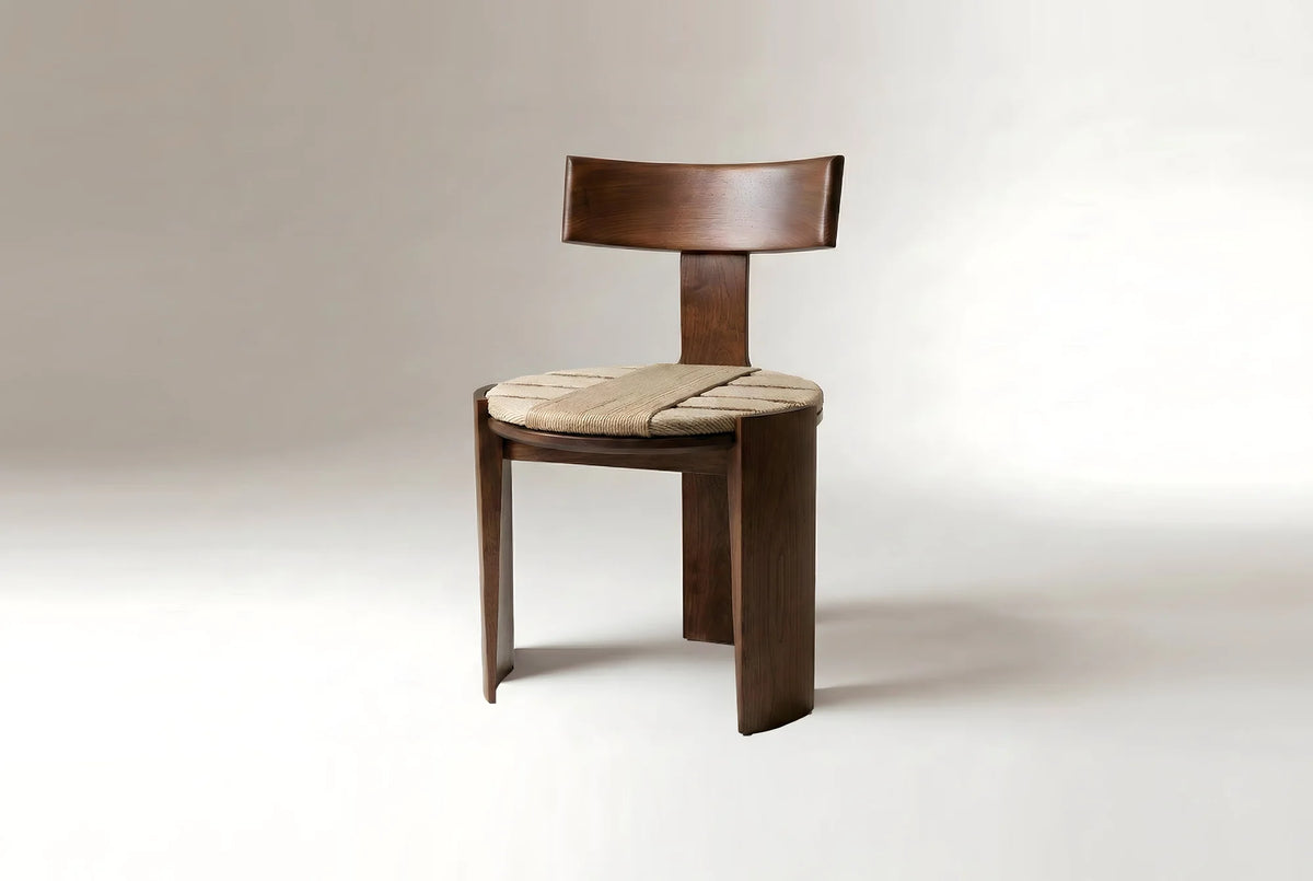 Nest 53 Dining Chair - Walnut/Rope-6