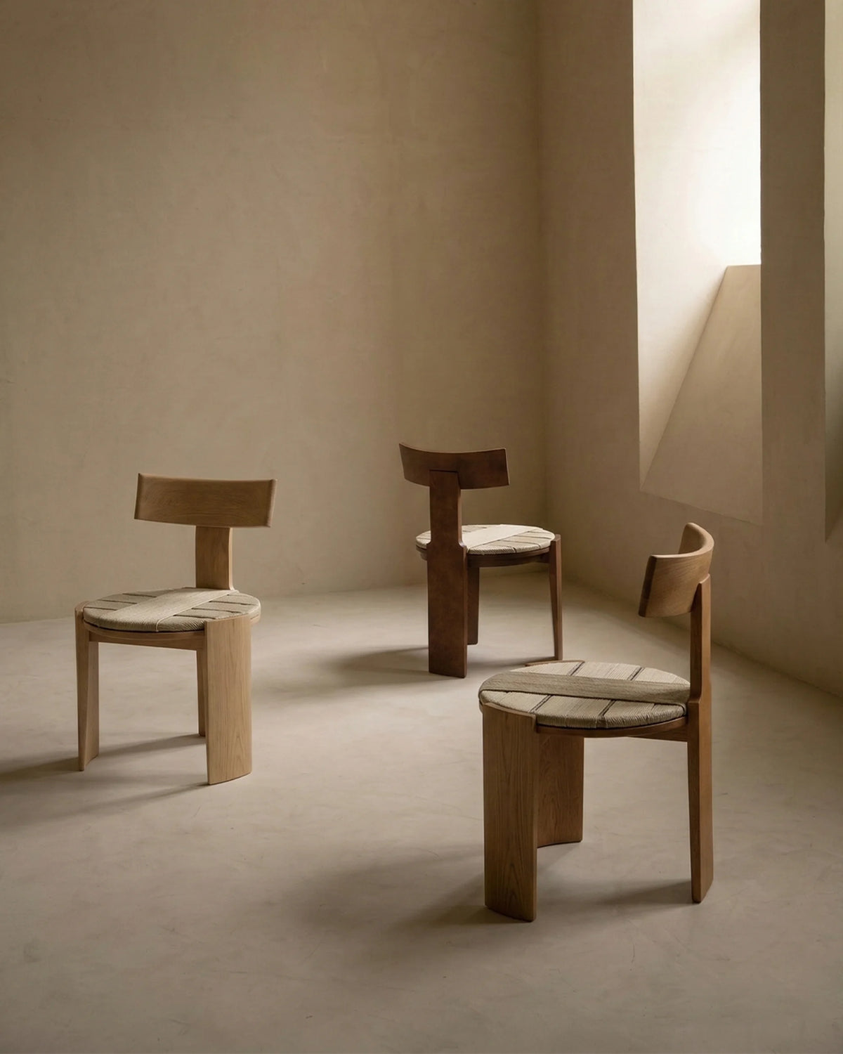 Nest 53 Dining Chair - Walnut/Rope-4