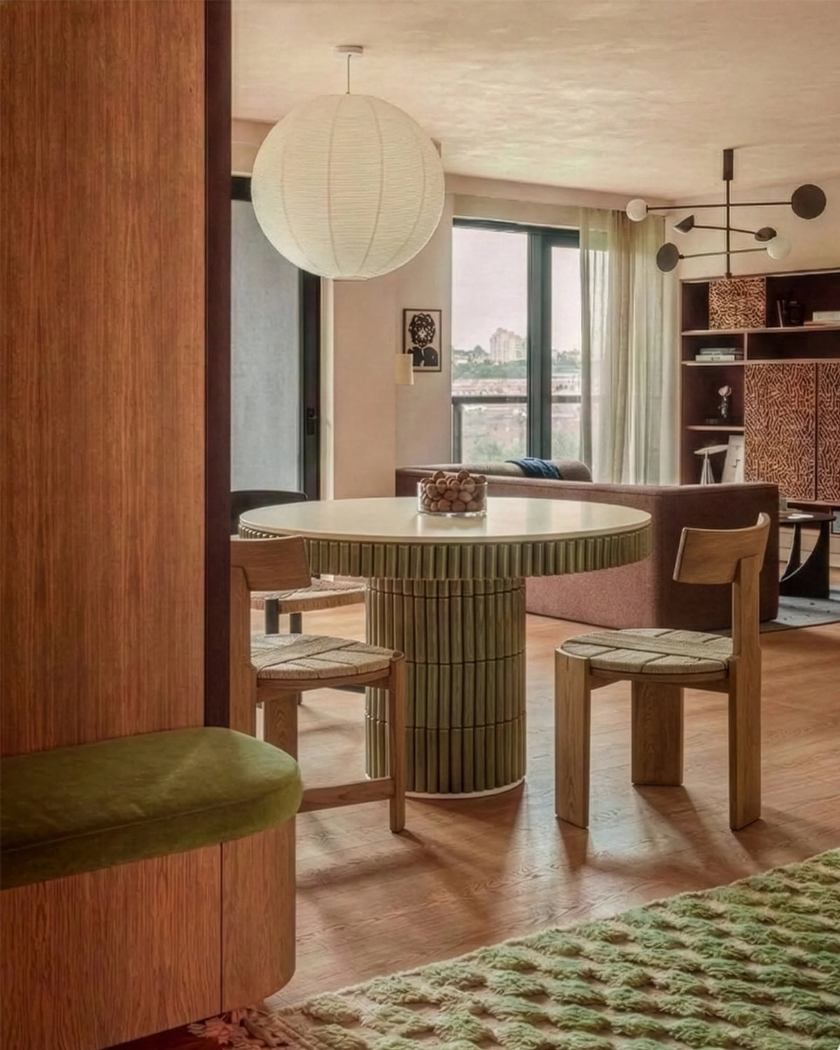 Nest 53 Dining Chair - Walnut/Rope-9
