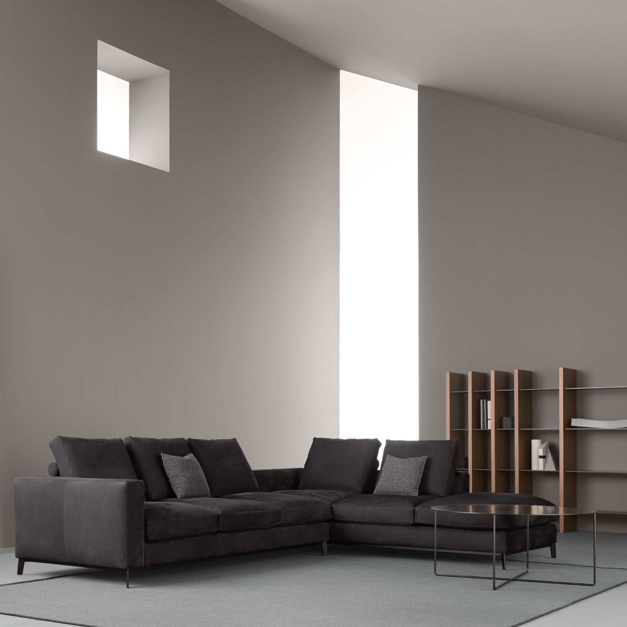 Dorsey 061.082 L-Shaped Sofa - Leather (Daino 004)-2