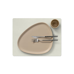 Table Mat Square L Double Nupo Linen/Flint Grey