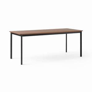 Drip HW116 Dining Table - Black/Walnut