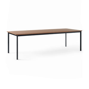 Drip HW117 Dining Table - Black/Walnut