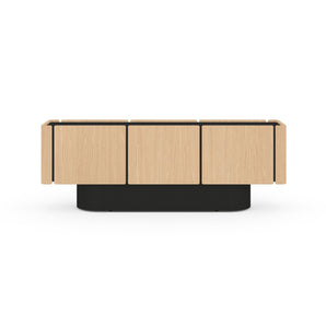 Dune DUN360 Sideboard - Black/Whitened Oak