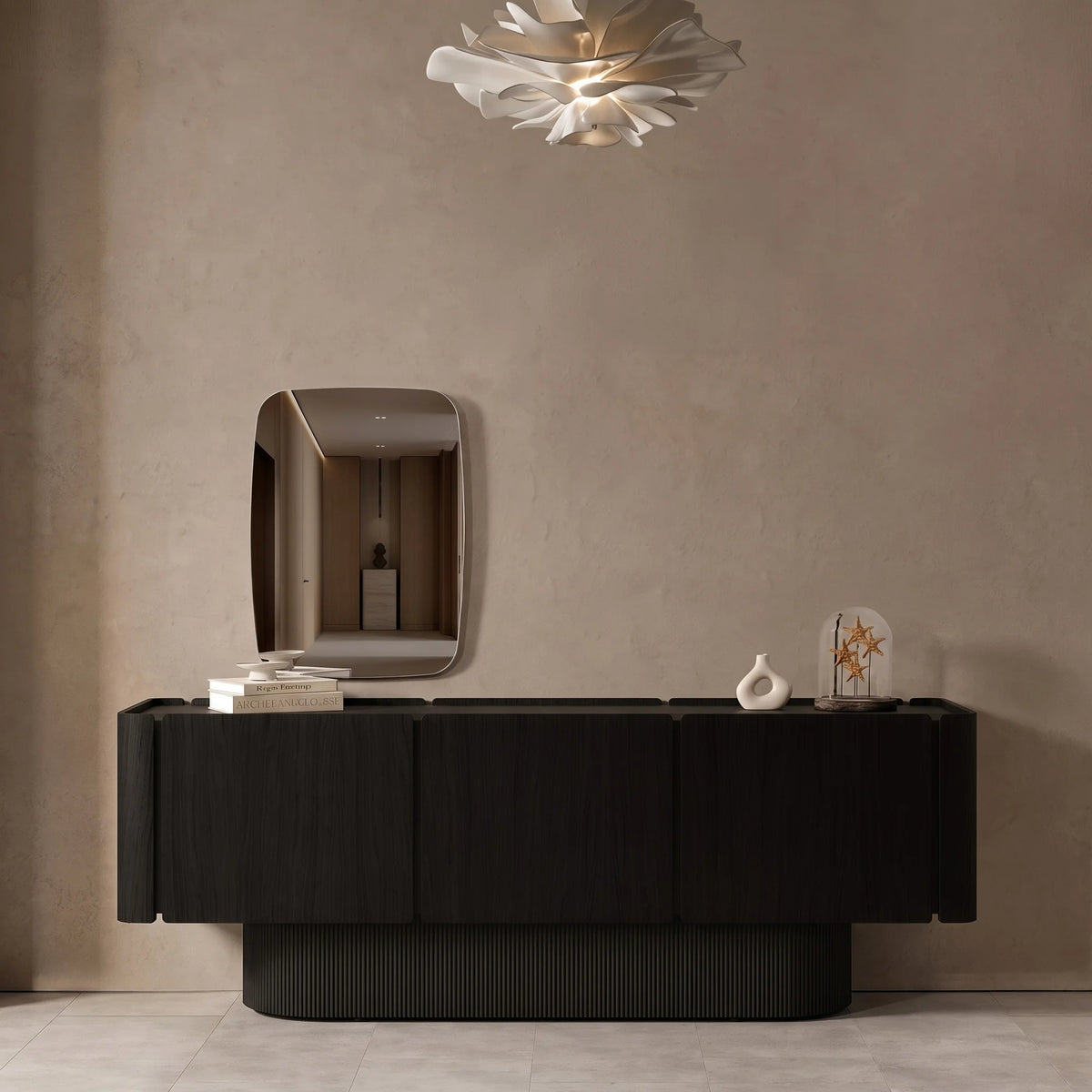 Dune DUN360 Sideboard - Black/Ebony Stained Oak