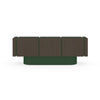 Dune DUN360 Sideboard - Forest Green/Dark Grey Stained Oak