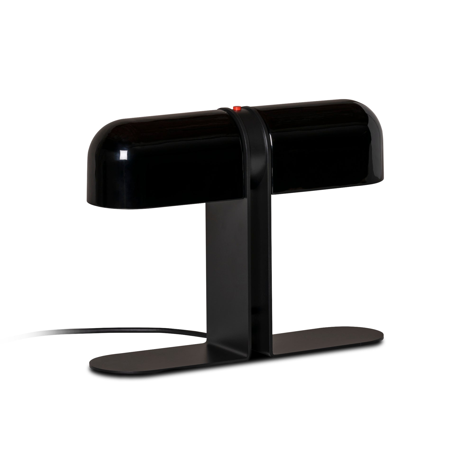 Duo Table Lamp - Satin Black/Opaque Black-1