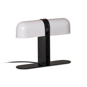 Duo Table Lamp - Satin Black/Translucent White