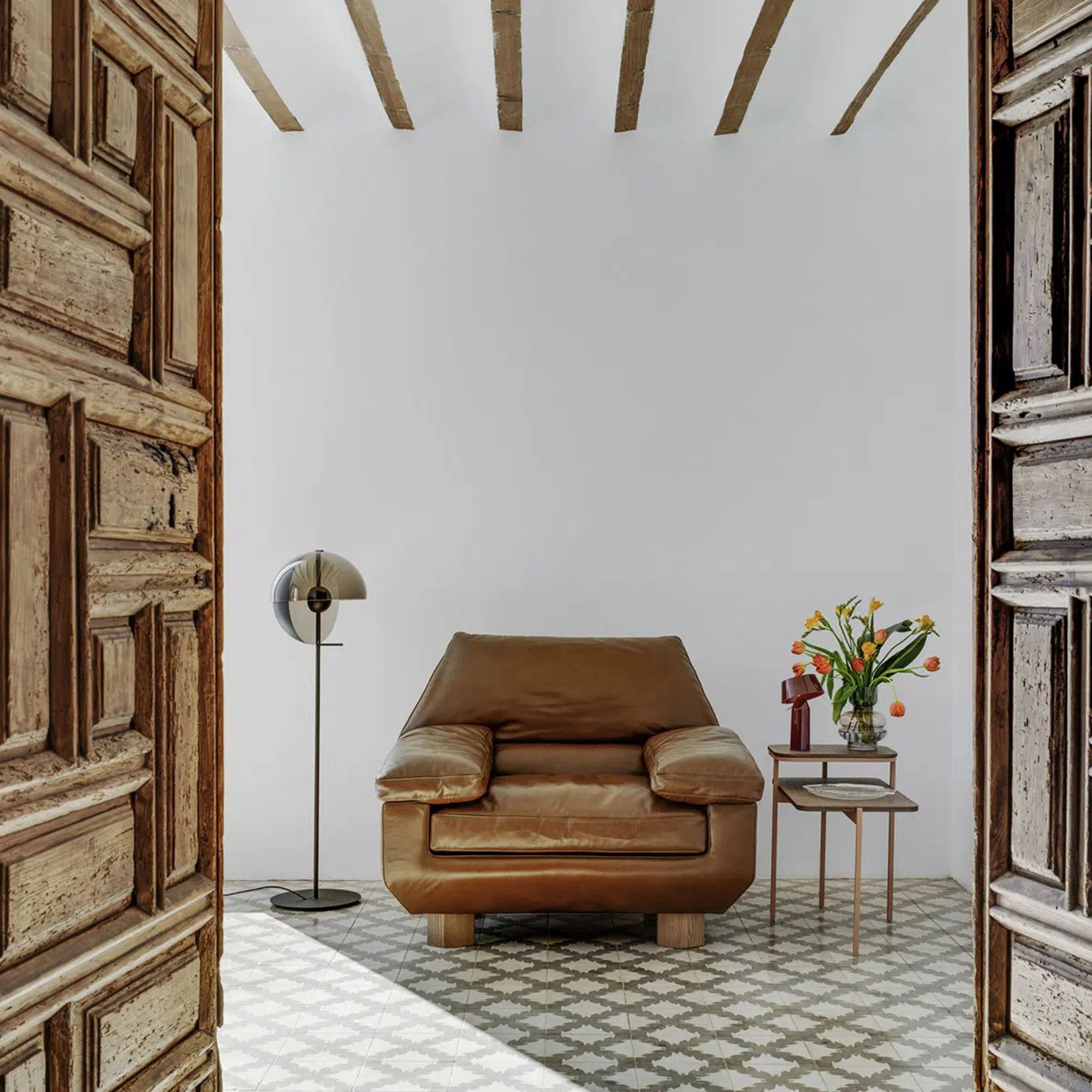 دوبلكس 309.71.GDF طاولة جانبية - أسود آش-4