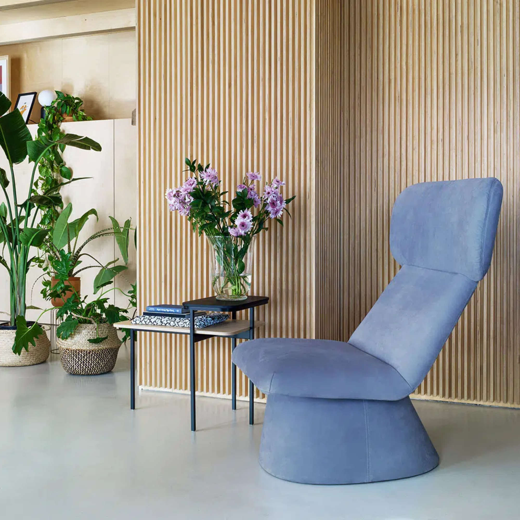 دوبلكس 309.71.GDF طاولة جانبية - أسود آش-5