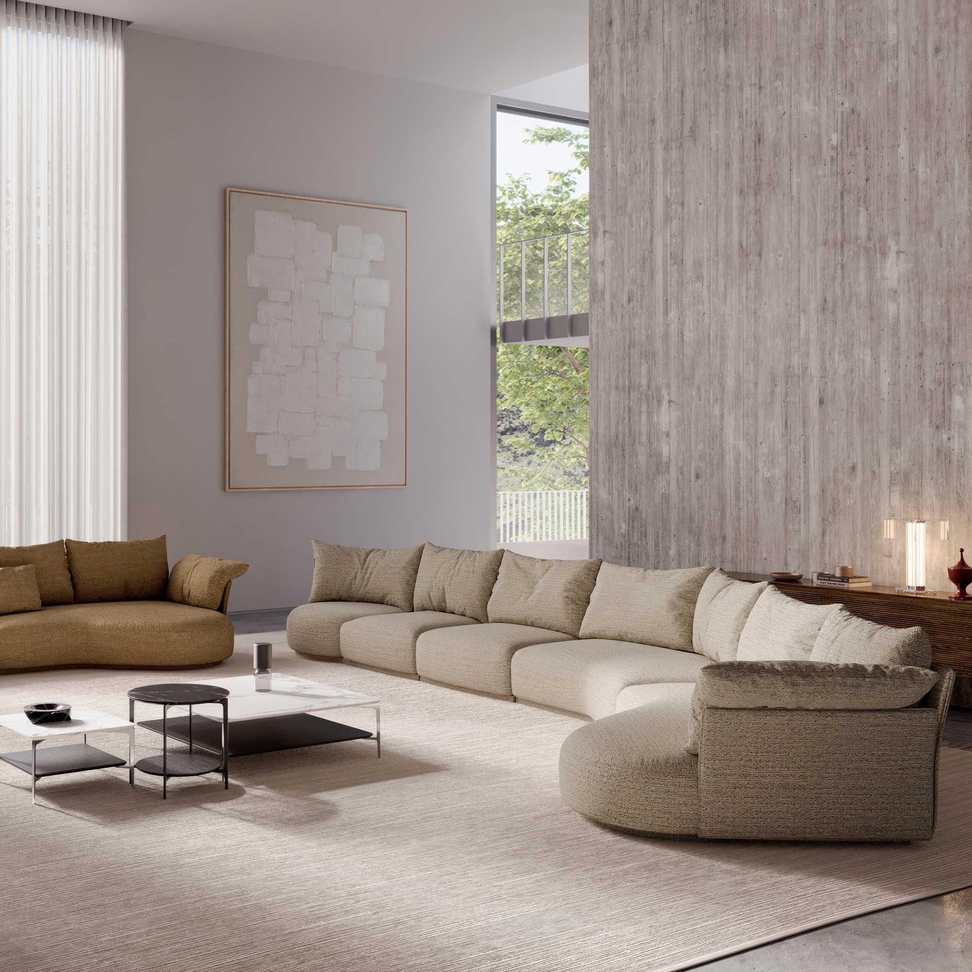 Durante 409 Sofa - Fabric (B 3330)-2