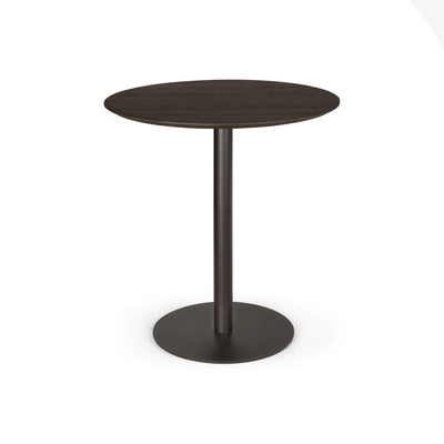 Blend 70 Dining Table - Dark Bronze/Varnished Oak Brown
