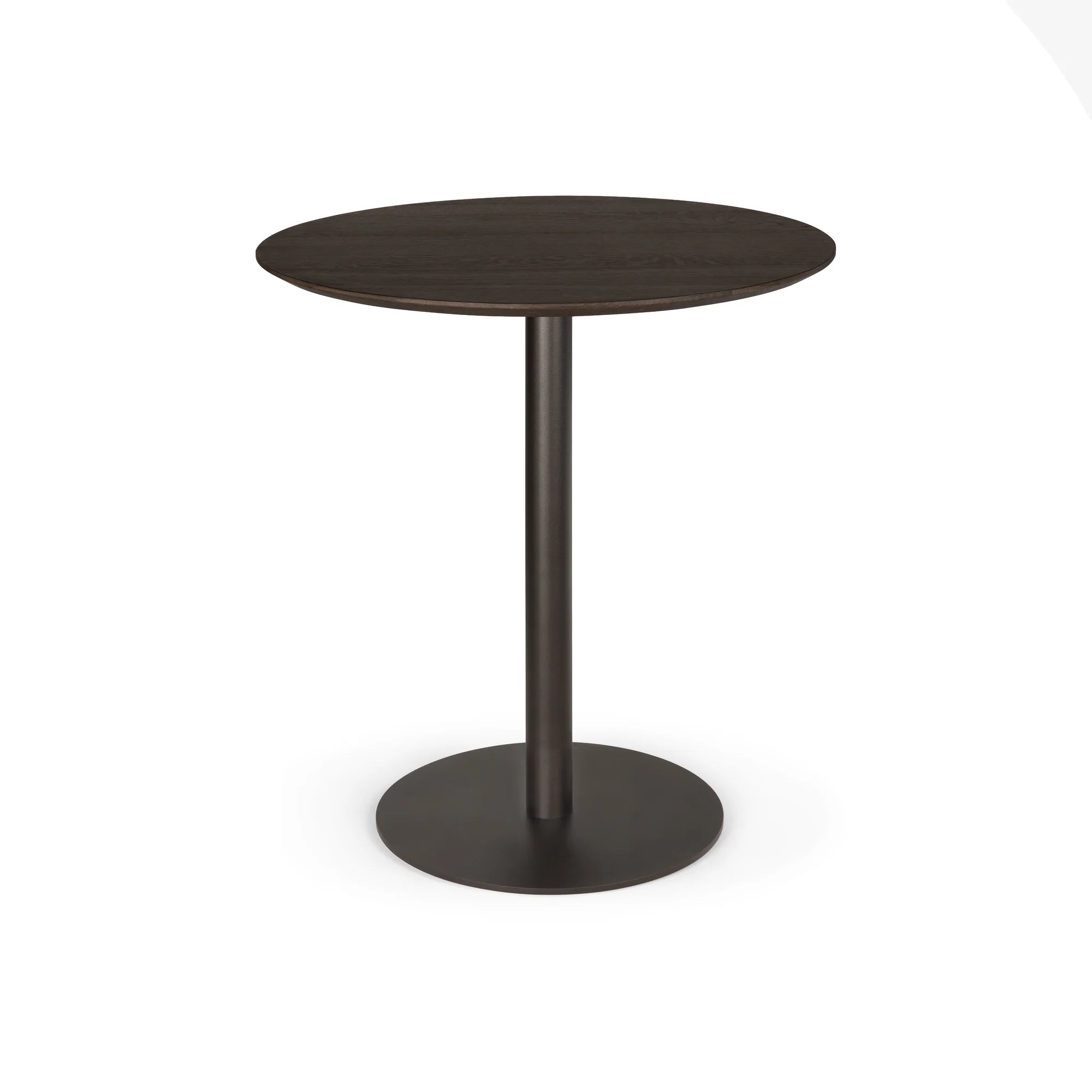 Blend 70 Dining Table - Dark Bronze/Varnished Oak Brown-1