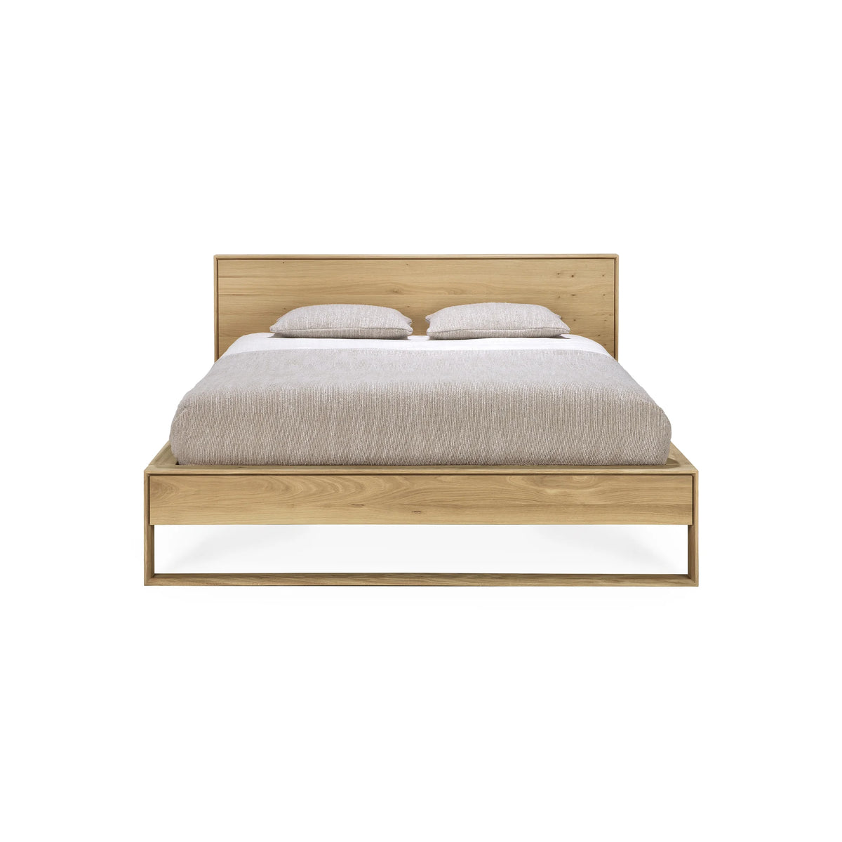 Nordic Bed – 204x220x91 / Wood (Oak)-3