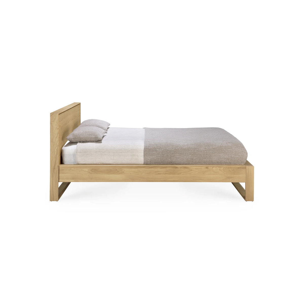 Nordic Bed – 204x220x91 / Wood (Oak)-5