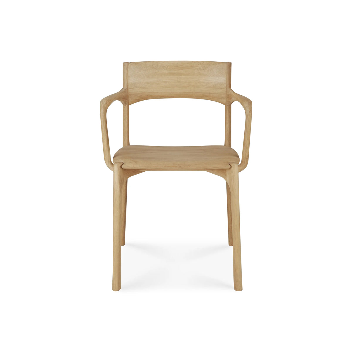 PI 51340 with Armrest Dining Chair - Natural Oiled Oak-3