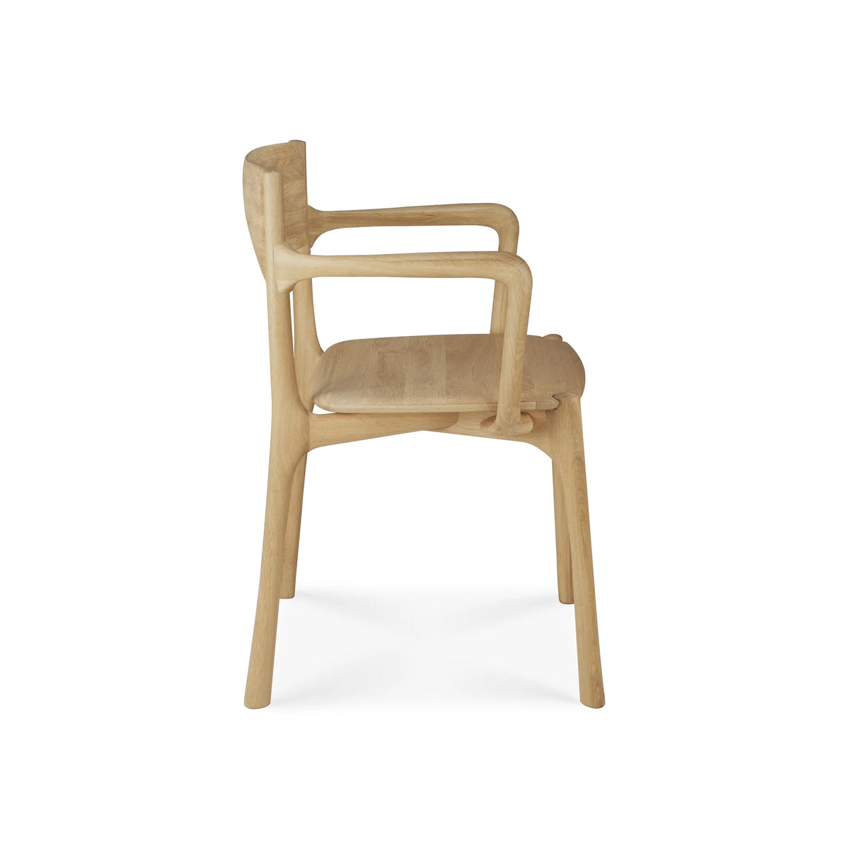 PI 51340 with Armrest Dining Chair - Natural Oiled Oak-5