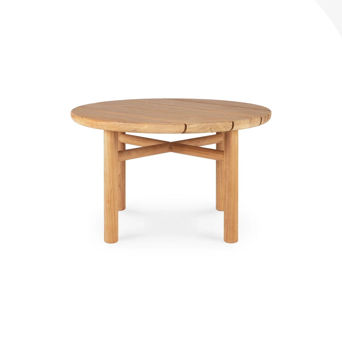 Quatro 10263 Outdoor Side Table - Teak-1