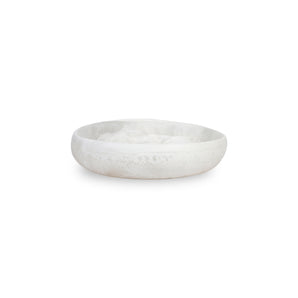 Earth Bowl - Small/Swirl White/Clear