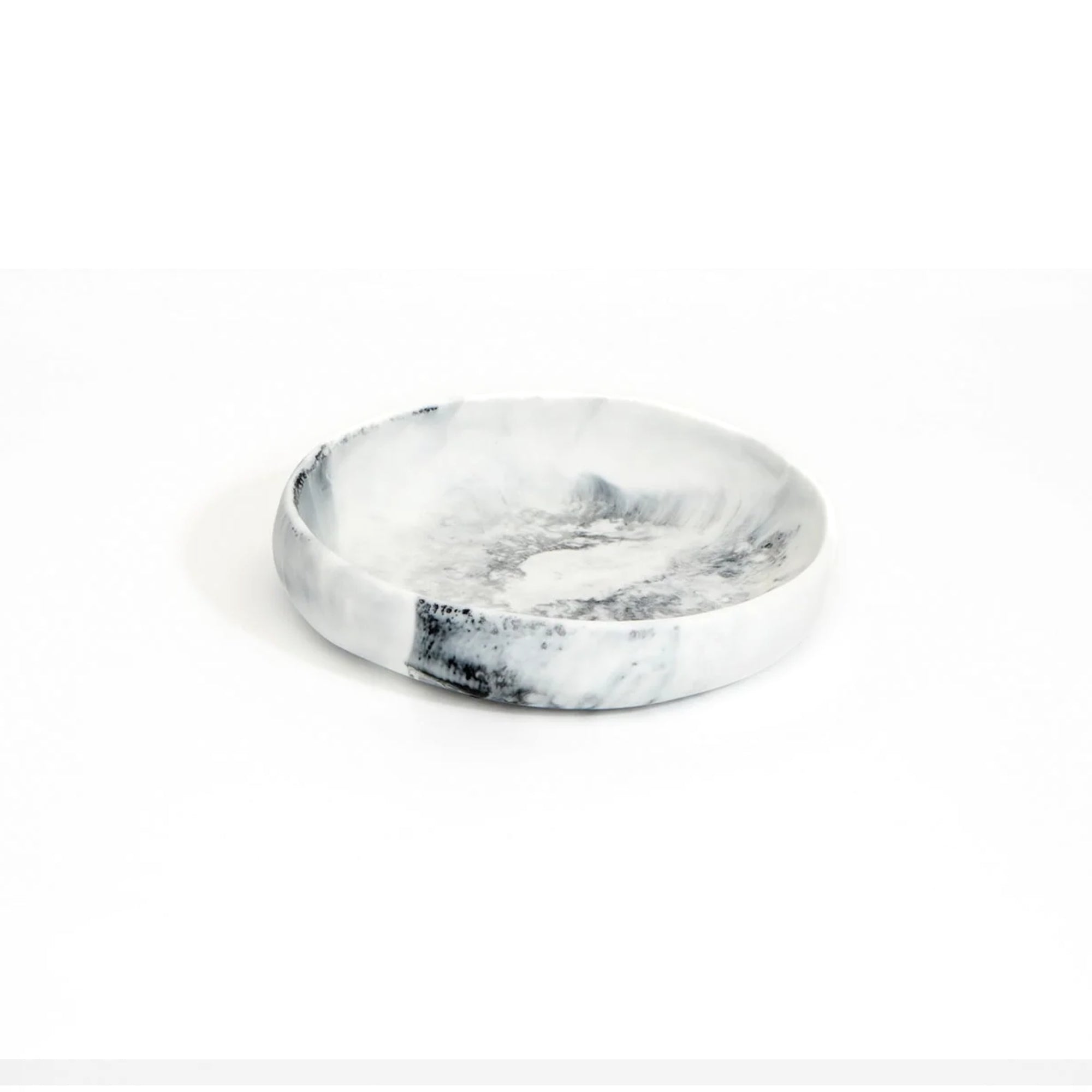 Earth Bowl - Small/White Marble-1