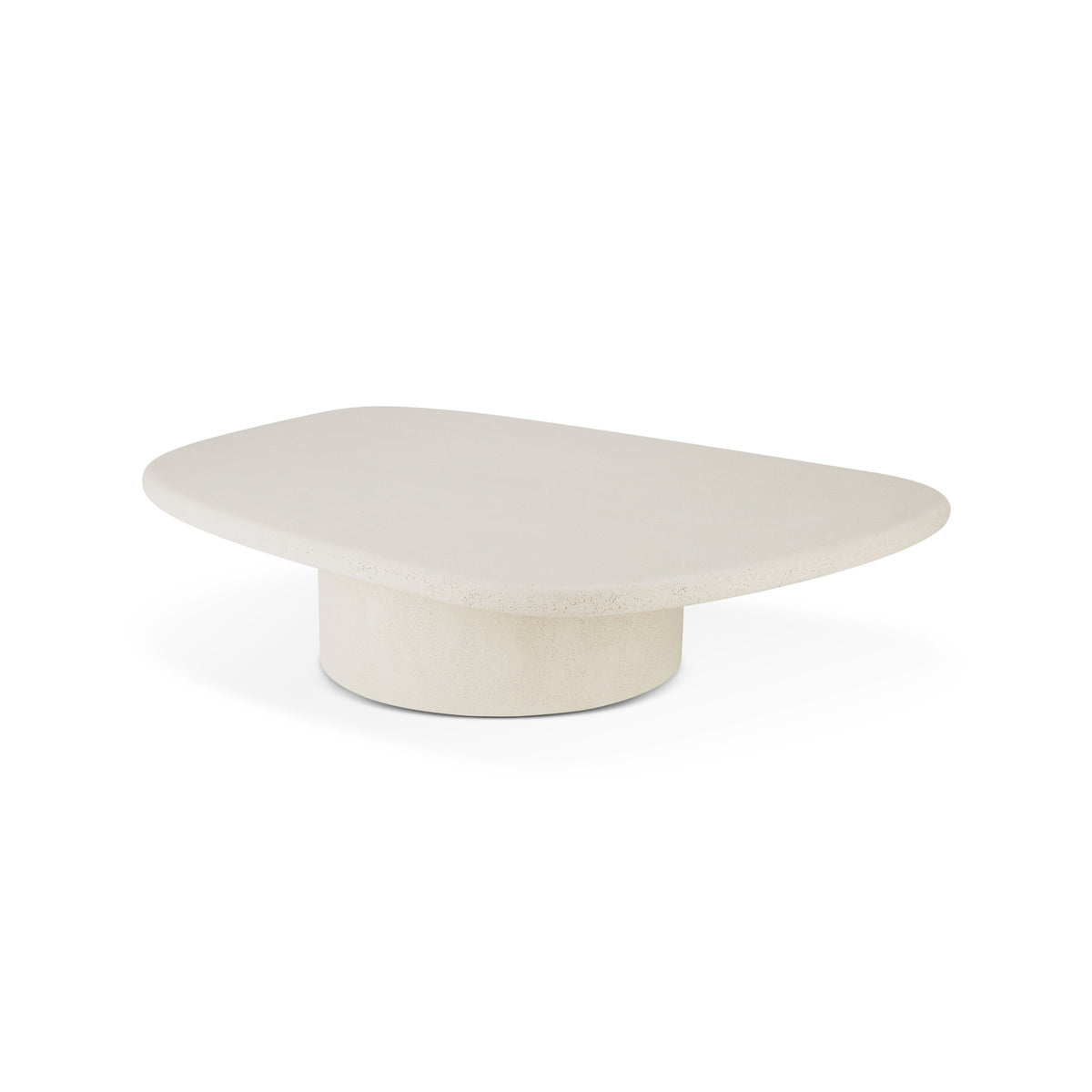 Elements 26412 Coffee Table - Microcement Off White-1