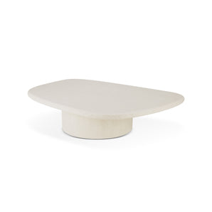 Elements 26412 Coffee Table - Microcement Off White