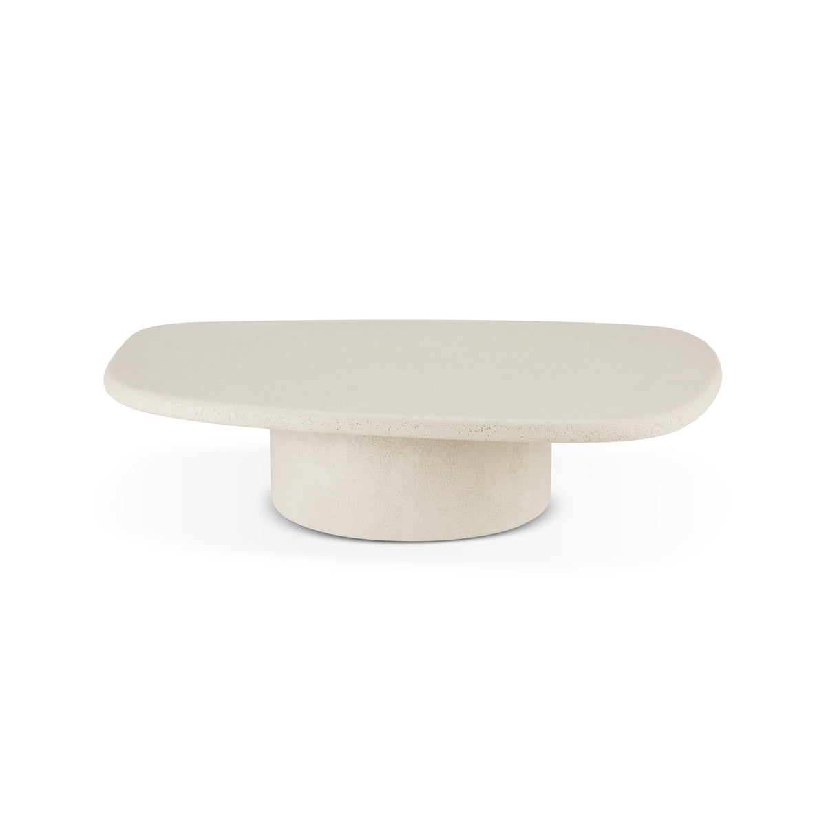 Elements 26412 Coffee Table - Microcement Off White-3