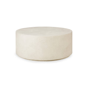 Elements 26415 Coffee Table - Microcement Off White