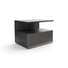 Eric CM02 Bedside Table - Grey Wood LE12